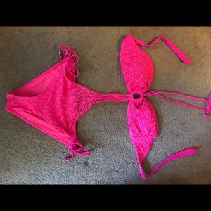Sexy One Piece Bathing Suit Size M